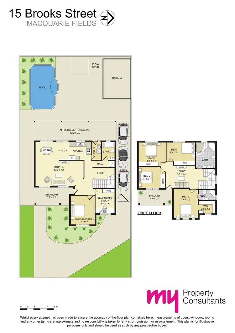 Floorplan of Homely house listing, 15 Brooks Street, Macquarie Fields NSW 2564