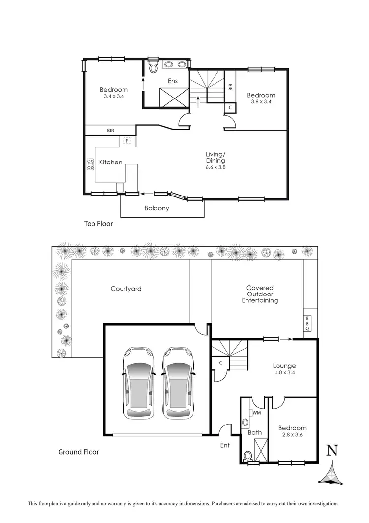 Floorplan of Homely townhouse listing, 4/316 Nepean Highway, Edithvale VIC 3196