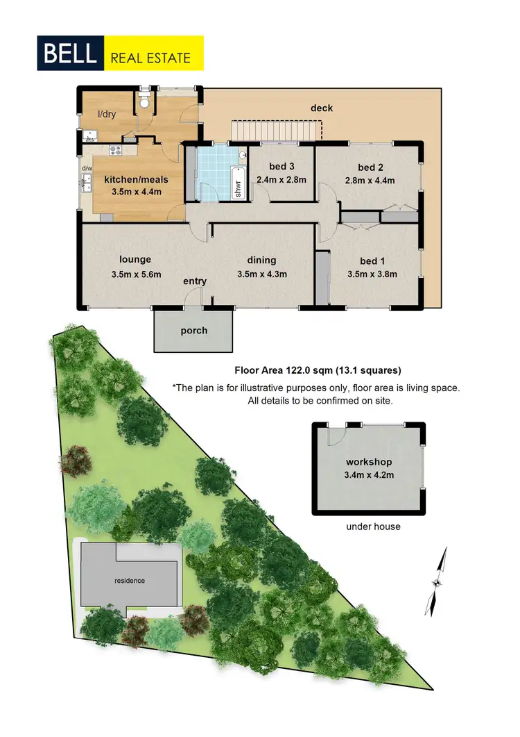 Floorplan of Homely house listing, 1 Grey Street, Belgrave VIC 3160