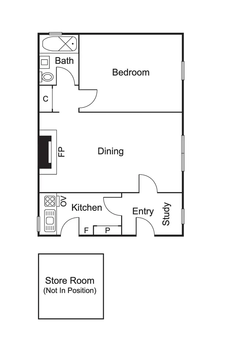 Floorplan of Homely apartment listing, 8/4 Irwell Street, St Kilda VIC 3182