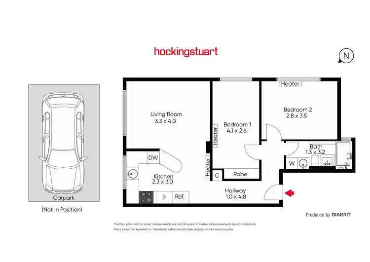 Floorplan of Homely apartment listing, 12/8 Mitford Street, St Kilda VIC 3182