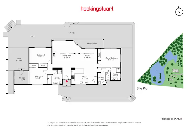 Floorplan of Homely house listing, 40 Casley Lane, Yandoit VIC 3461