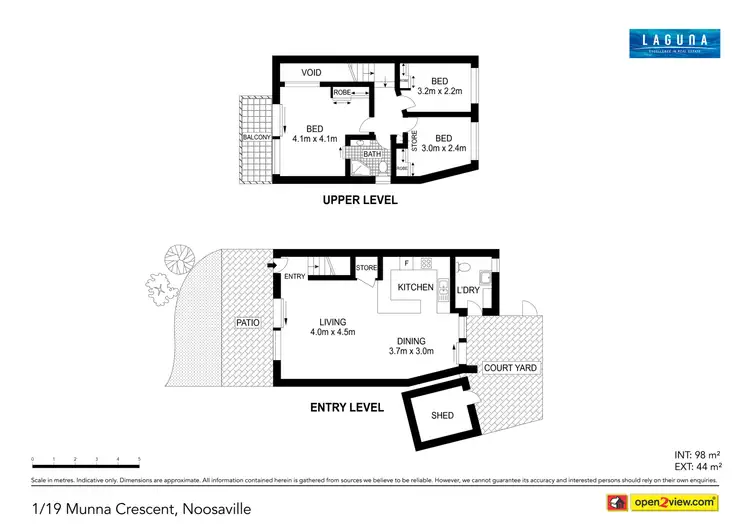 Floorplan of Homely unit listing, 1/17-19 Munna Crescent, Noosaville QLD 4566