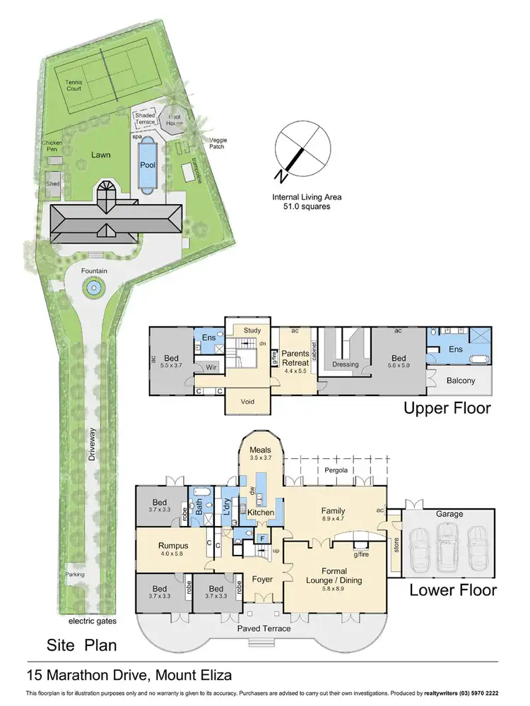 Floorplan of Homely house listing, 15 Marathon Drive, Mount Eliza VIC 3930