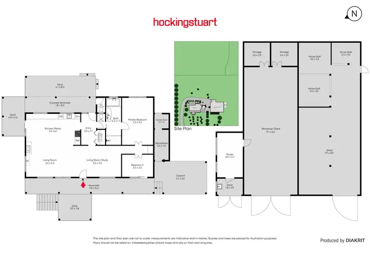 Floorplan of Homely house listing, 135 Currys Road, Musk VIC 3461