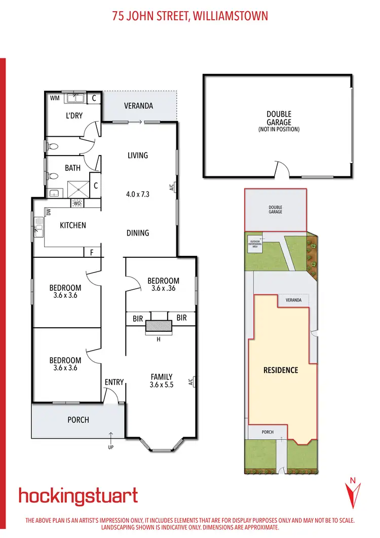 Floorplan of Homely house listing, 75 John Street, Williamstown VIC 3016