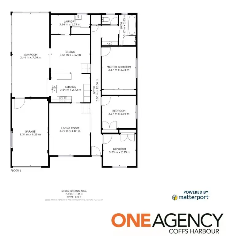 Floorplan of Homely house listing, 4 Bream Close, Emerald Beach NSW 2456