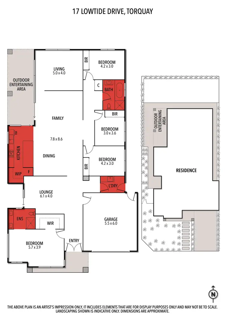 Floorplan of Homely house listing, 17 Lowtide Drive, Torquay VIC 3228