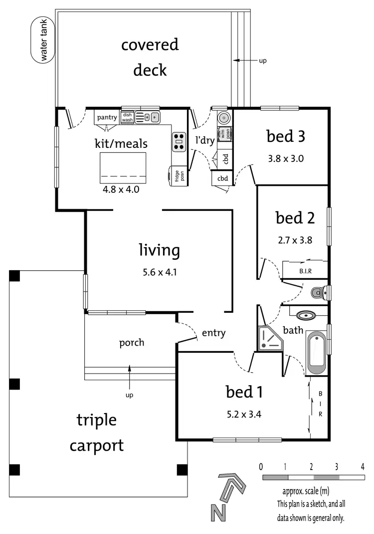 Floorplan of Homely house listing, 47 Taronga Crescent, Croydon VIC 3136