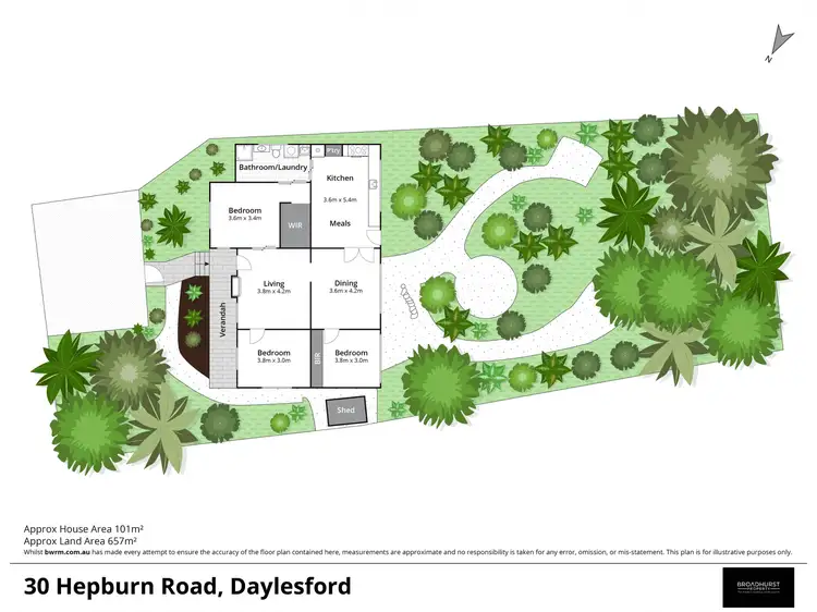 Floorplan of Homely house listing, 30 Hepburn Road, Daylesford VIC 3460