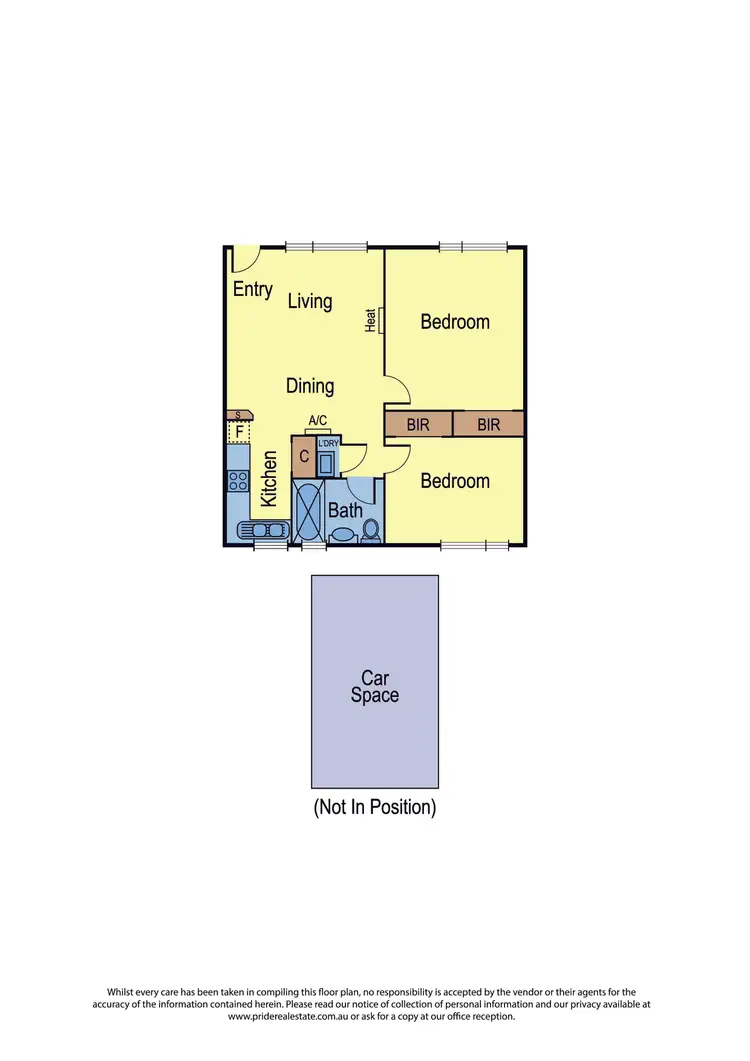 Floorplan of Homely apartment listing, 6/25 Herbert Street, St Kilda VIC 3182