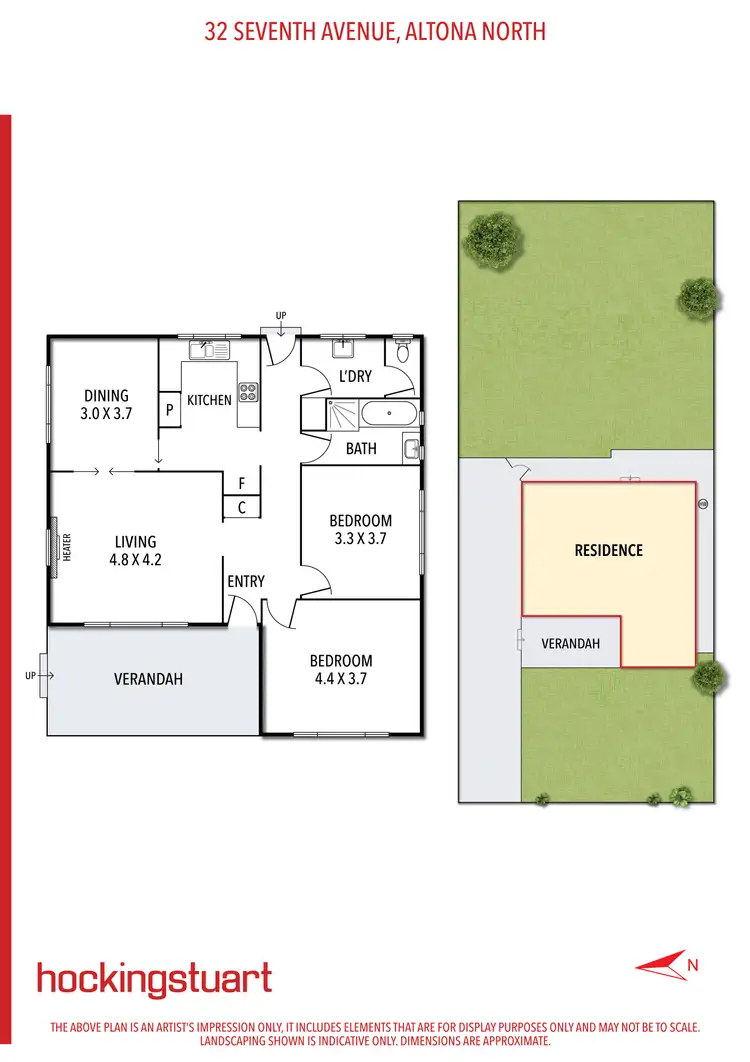Floorplan of Homely house listing, 32 Seventh Avenue, Altona North VIC 3025