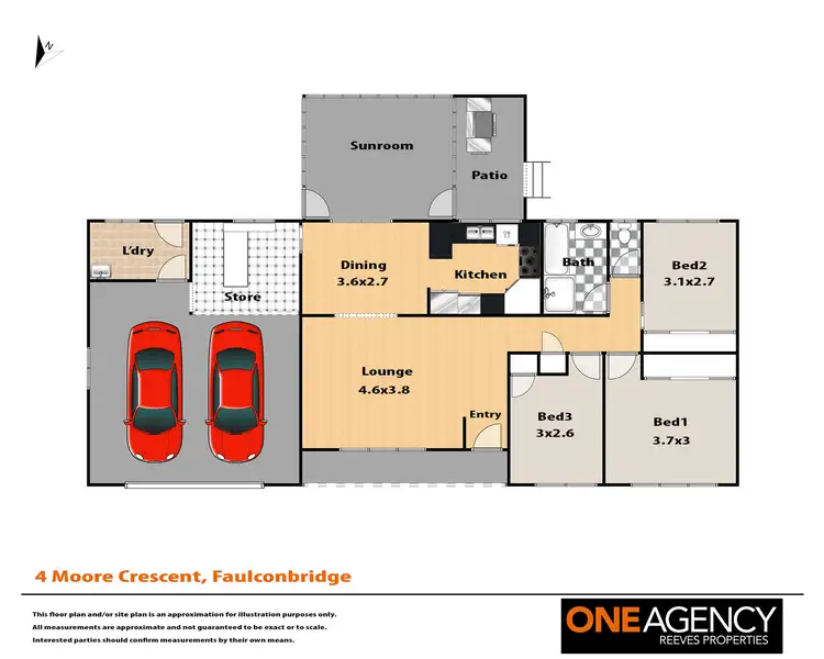 Floorplan of Homely house listing, 4 Moore Crescent, Faulconbridge NSW 2776