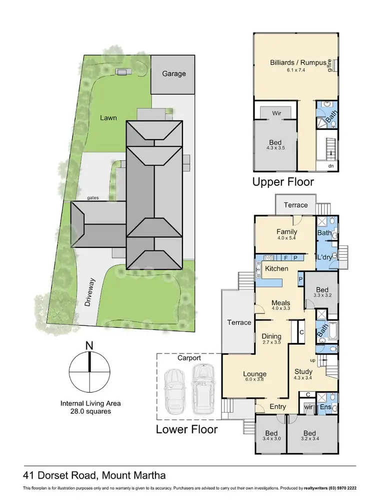 Floorplan of Homely house listing, 41 Dorset Road, Mount Martha VIC 3934