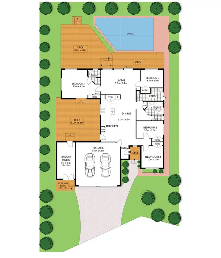 Floorplan of Homely house listing, 11 Dunstan Court, Noosaville QLD 4566