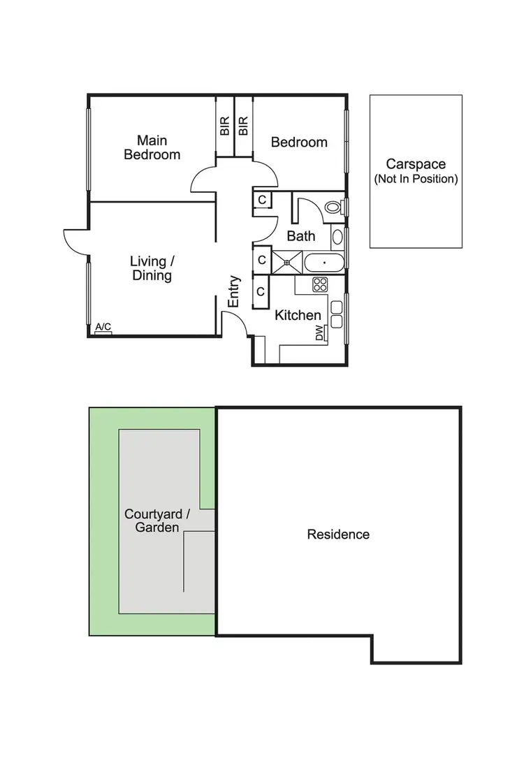 Floorplan of Homely apartment listing, 2/663 Inkerman Road, Caulfield North VIC 3161
