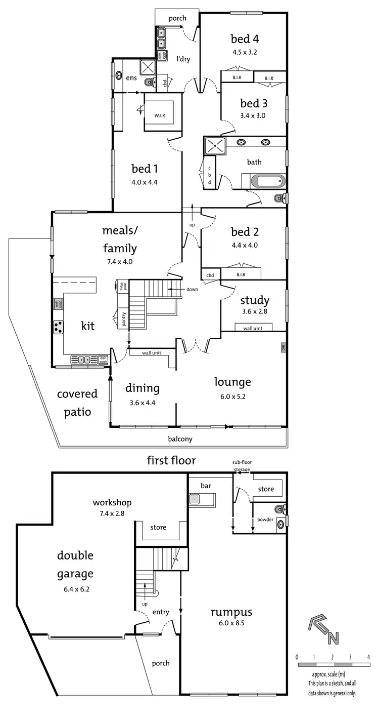 Floorplan of Homely house listing, 30 Rathmullen Quadrant, Doncaster VIC 3108