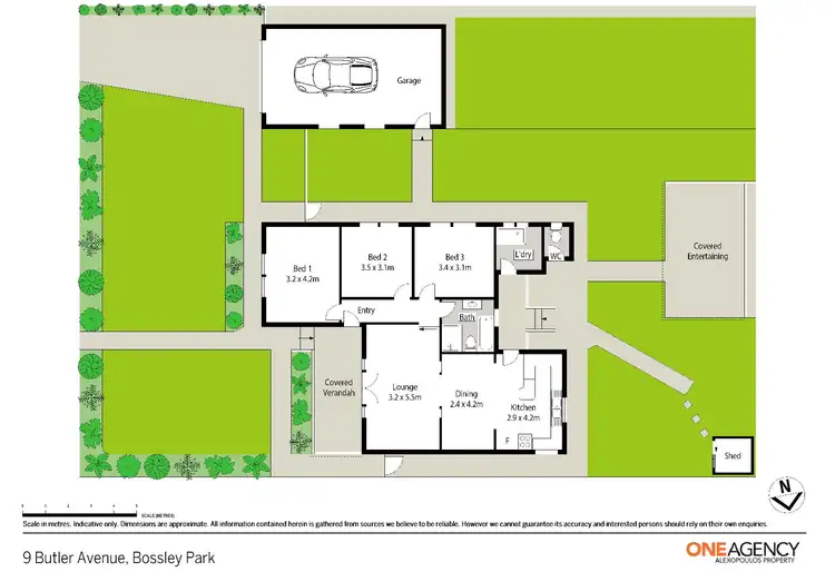 Floorplan of Homely house listing, 9 Butler Avenue, Bossley Park NSW 2176