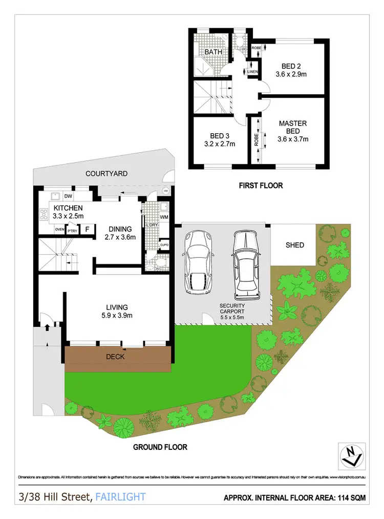 Floorplan of Homely house listing, 3/38 Hill Street, Fairlight NSW 2094