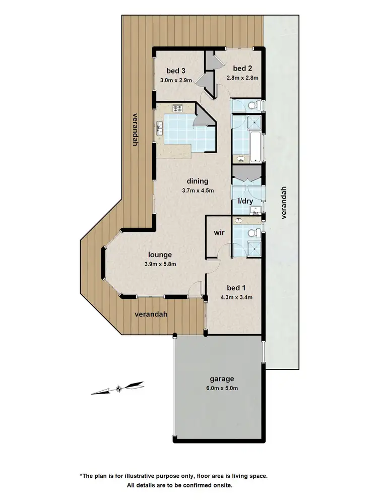 Floorplan of Homely house listing, 6 Alexandra Court, Woori Yallock VIC 3139