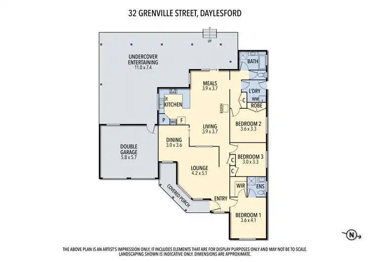 Floorplan of Homely house listing, 32 Grenville Street, Daylesford VIC 3460