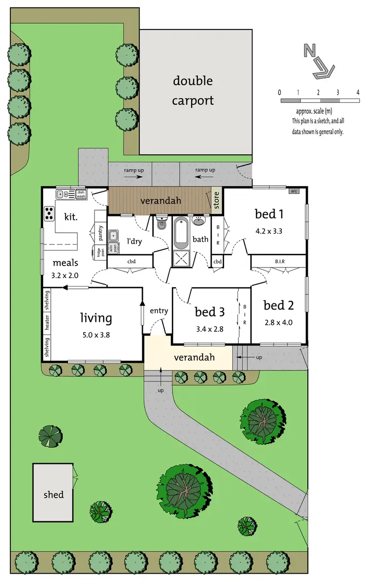 Floorplan of Homely house listing, 368 Mt Dandenong Road, Croydon VIC 3136
