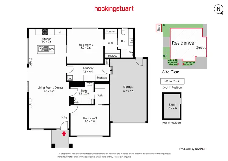 Floorplan of Homely townhouse listing, 2/55 Screen Street, Frankston VIC 3199