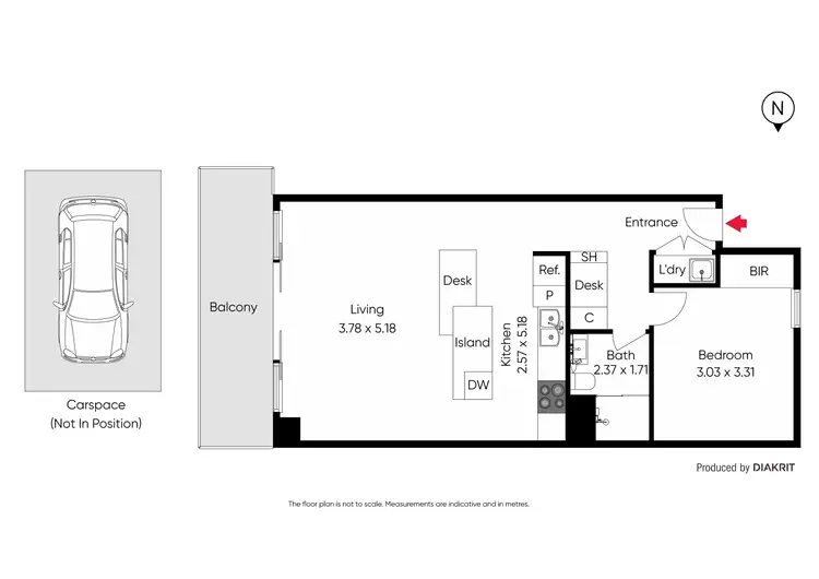 Floorplan of Homely apartment listing, 26/5 Stillman Street, Richmond VIC 3121