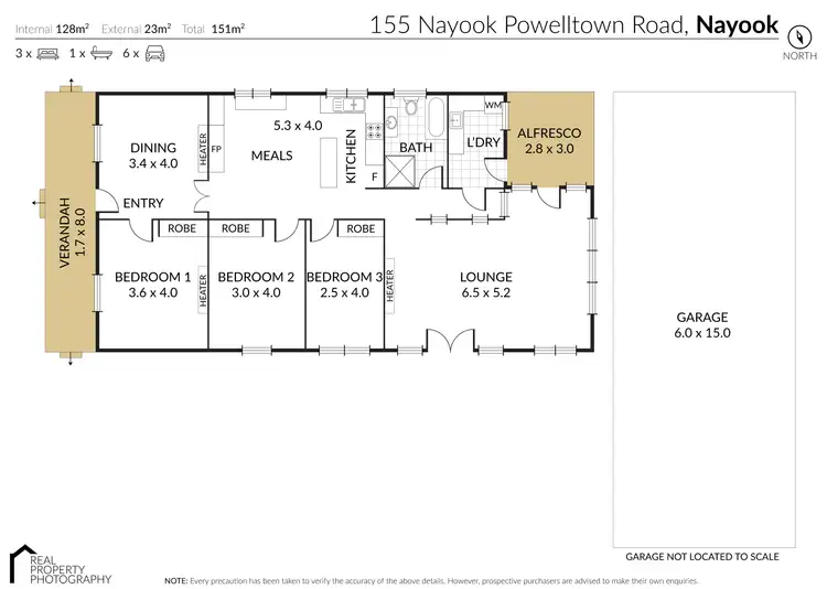 Floorplan of Homely house listing, 155-157 Nayook-Powelltown Road, Nayook VIC 3832