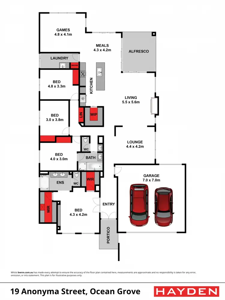 Floorplan of Homely house listing, 19 Anonyma Street, Ocean Grove VIC 3226