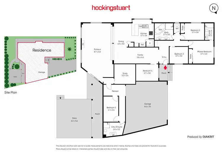 Floorplan of Homely house listing, 8 Thurso Court, Endeavour Hills VIC 3802