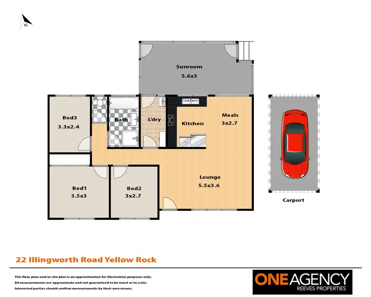 Floorplan of Homely house listing, 22 Illingworth Road, Yellow Rock NSW 2777