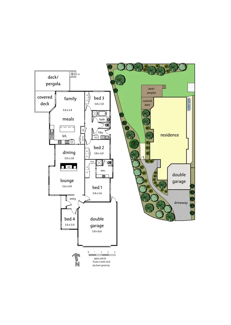 Floorplan of Homely house listing, 9 Lyric Court, Warranwood VIC 3134