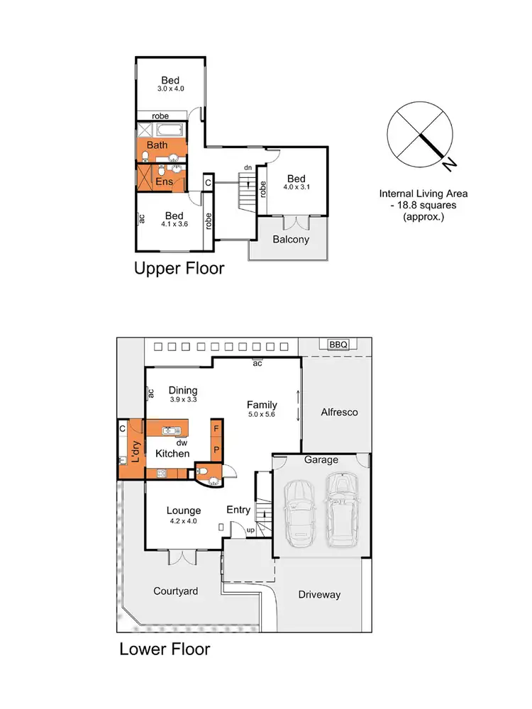 Floorplan of Homely house listing, 24 Hargreaves Street, Mornington VIC 3931