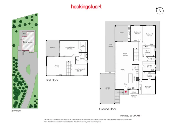 Floorplan of Homely house listing, 13 Arthurs Avenue, Mccrae VIC 3938