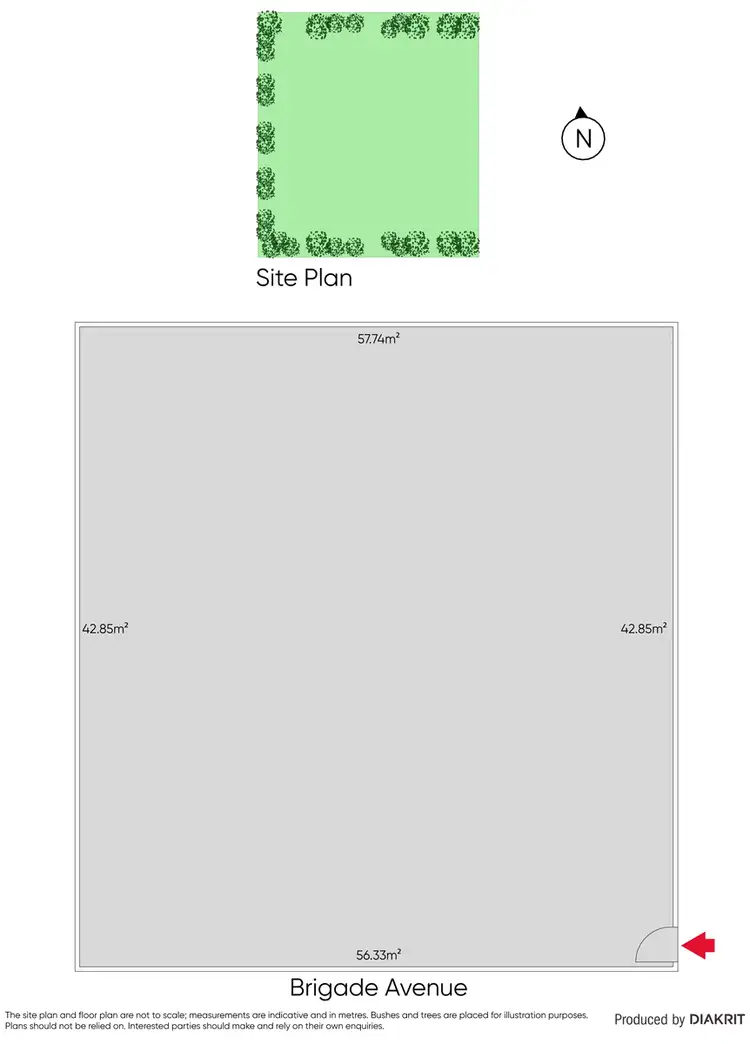 Floorplan of Homely land listing, 12 Brigade Avenue, Campbells Creek VIC 3451