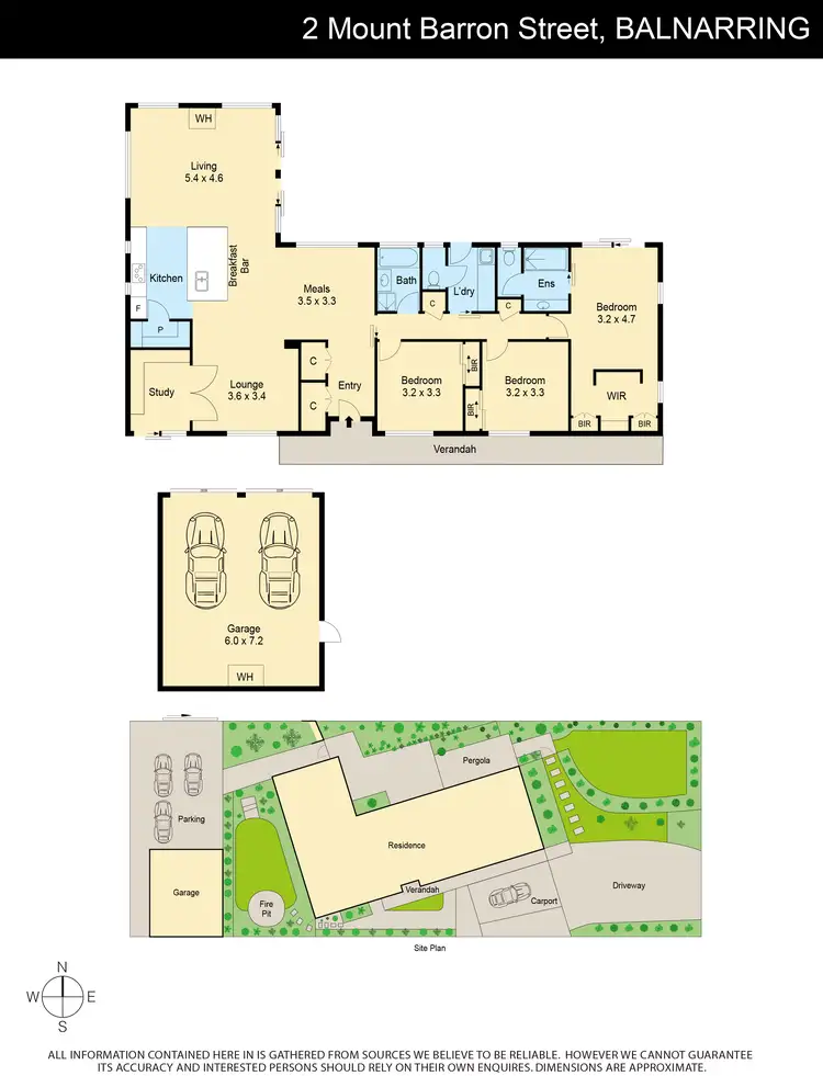 Floorplan of Homely house listing, 2 Mount Barron Street, Balnarring VIC 3926