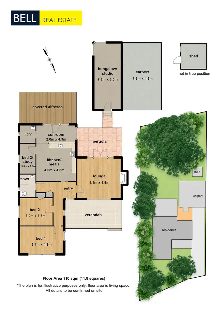 Floorplan of Homely house listing, 18 Bailey Road, Mount Evelyn VIC 3796