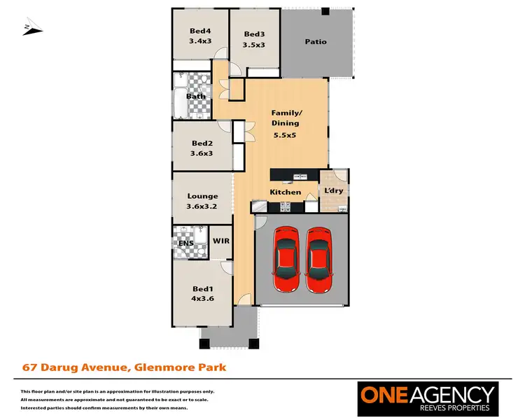 Floorplan of Homely house listing, 67 Darug Avenue, Glenmore Park NSW 2745