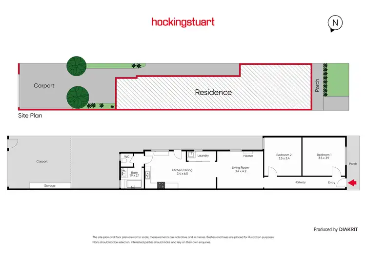 Floorplan of Homely house listing, 110 Michael Street, Fitzroy North VIC 3068
