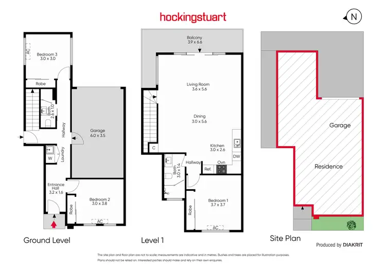Floorplan of Homely townhouse listing, 4/82 Ashley Street (Enter via Wellington St), West Footscray VIC 3012