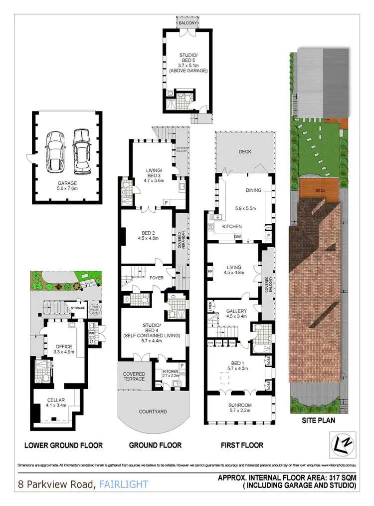 Floorplan of Homely house listing, 8 Parkview Road, Fairlight NSW 2094