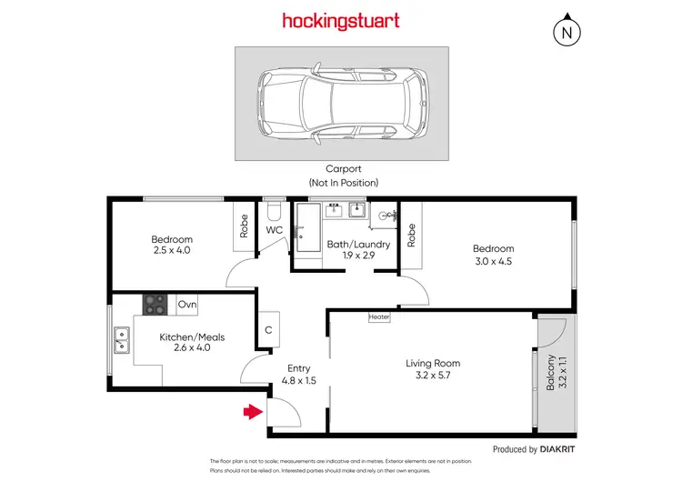 Floorplan of Homely unit listing, 1/20 Victoria Street, Elsternwick VIC 3185