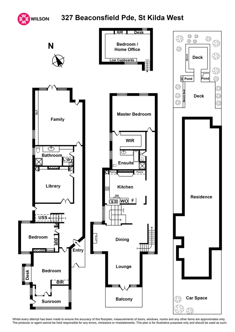 Floorplan of Homely house listing, 327 Beaconsfield Parade, St Kilda West VIC 3182