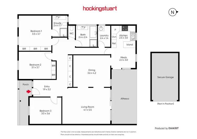 Floorplan of Homely townhouse listing, 6/21 Mercer Road, Armadale VIC 3143