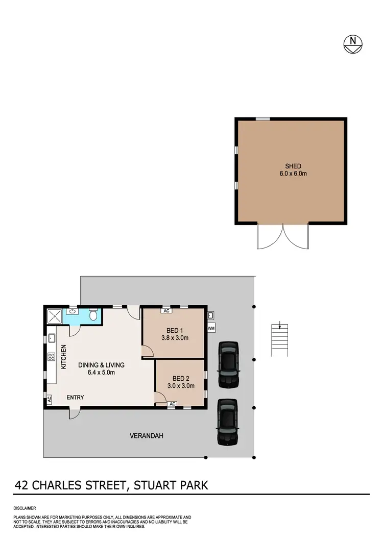 Floorplan of Homely house listing, 42 Charles Street, Stuart Park NT 820