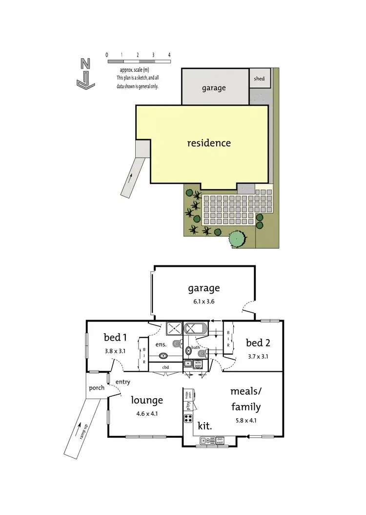 Floorplan of Homely unit listing, 2/29 Loughnan Road, Ringwood VIC 3134
