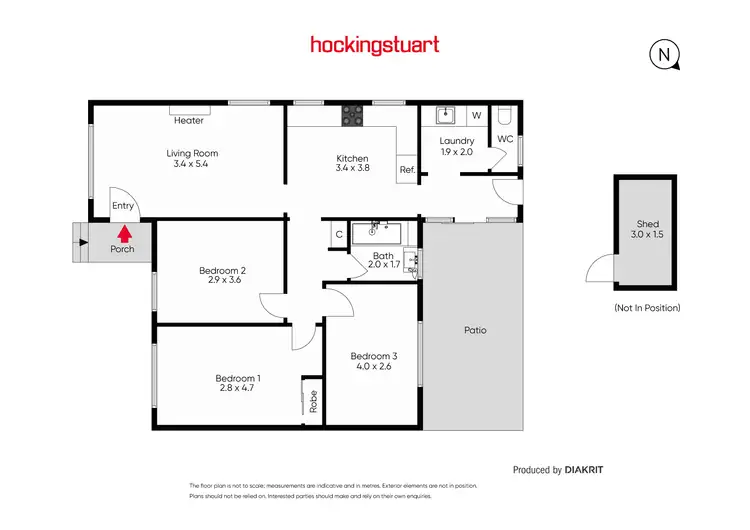 Floorplan of Homely house listing, 145 Boldrewood Parade, Reservoir VIC 3073