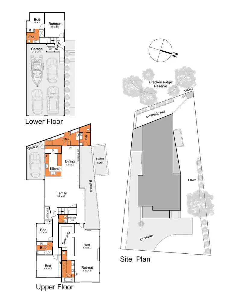 Floorplan of Homely house listing, 2 Storer Drive, Dromana VIC 3936