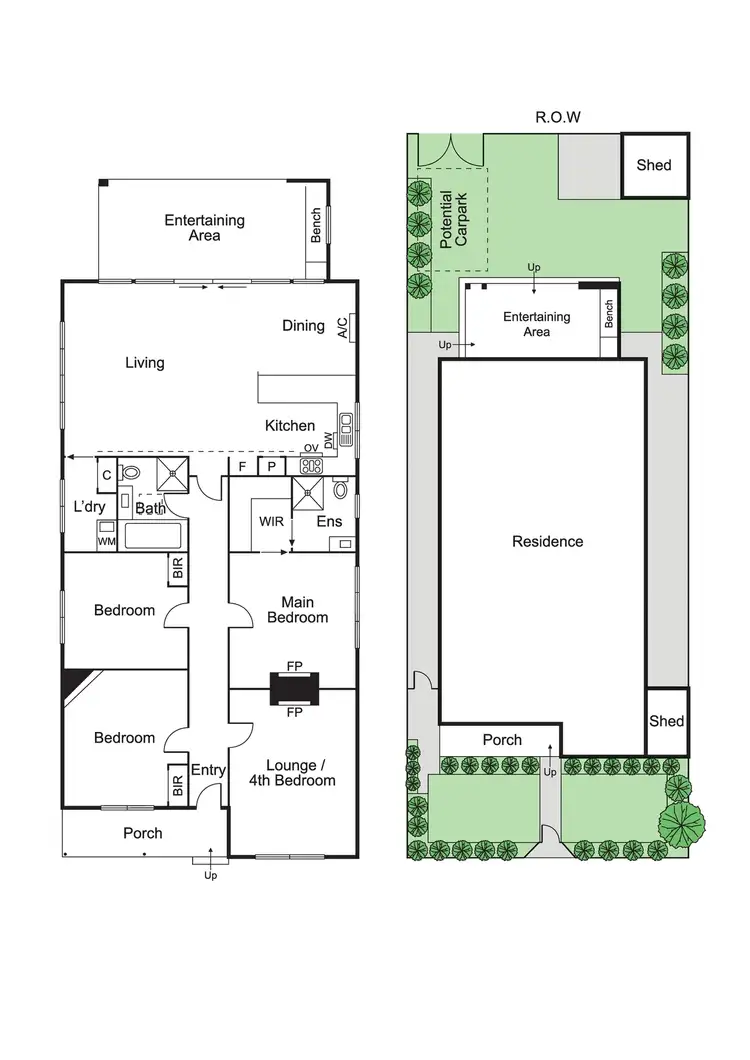 Floorplan of Homely house listing, 14 Edgewood Street, Carnegie VIC 3163